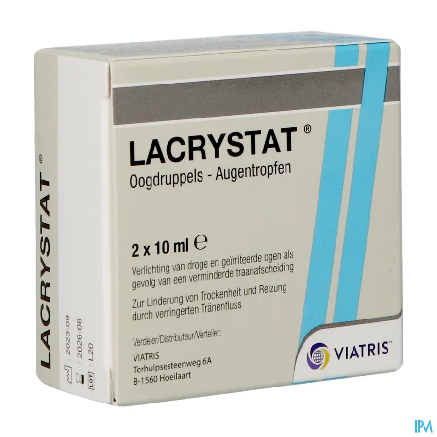 packshot van Lacrystat 2x10ml