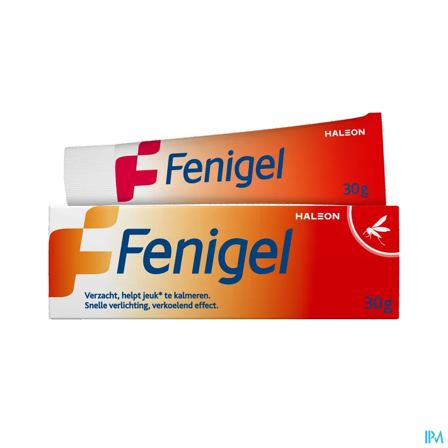 productshot van Fenigel voor Jeuk bij Insectenbeten, Roodheid van Huid en te Lange Blootstelling aan Zon 30 g