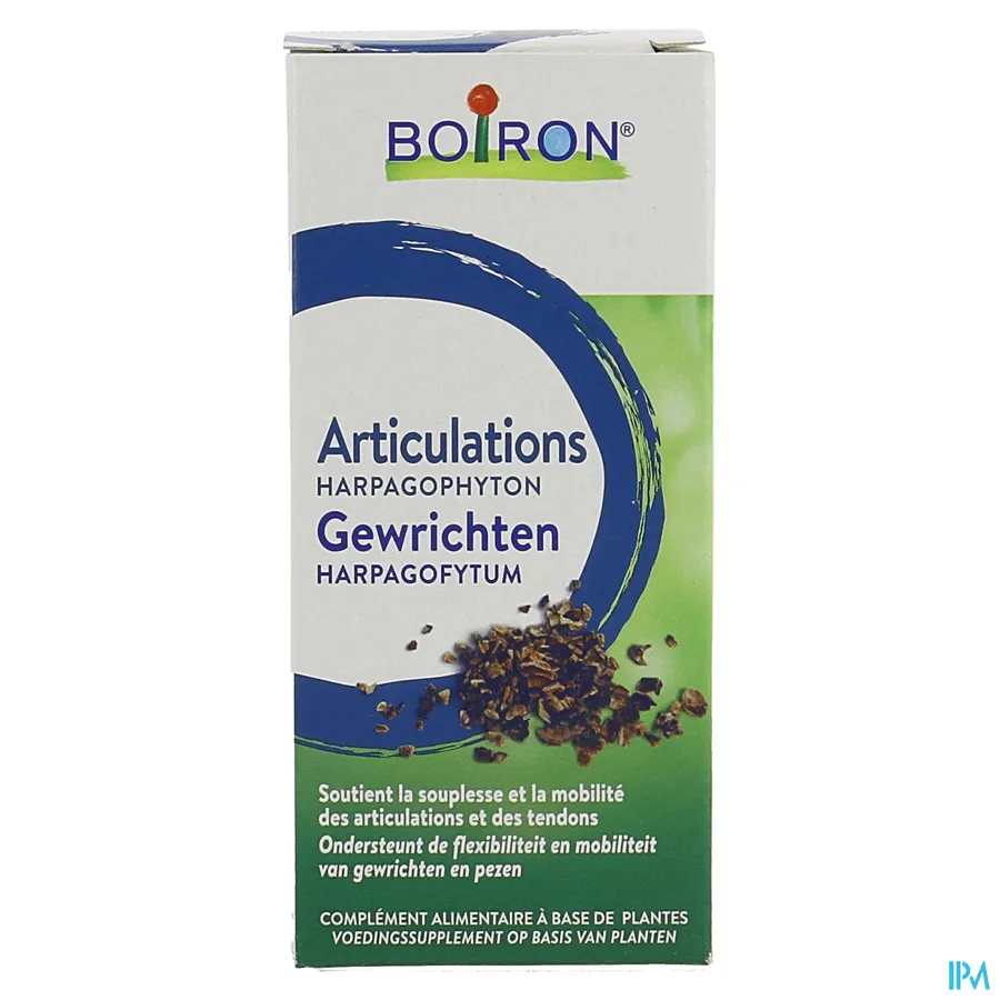 packshot van Boiron Harpagofytum -Gewrichten- Ondersteuning van Flexibiliteit en Mobiliteit van Gewrichten en Pezen 60 ml