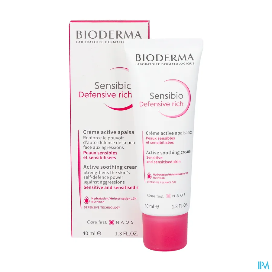 packshot van Bioderma Sensibio Rijke Crème 40 ml