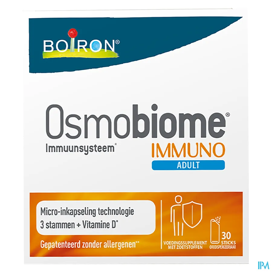 packshot van Osmobiome Immuno Adult 30 sticks
