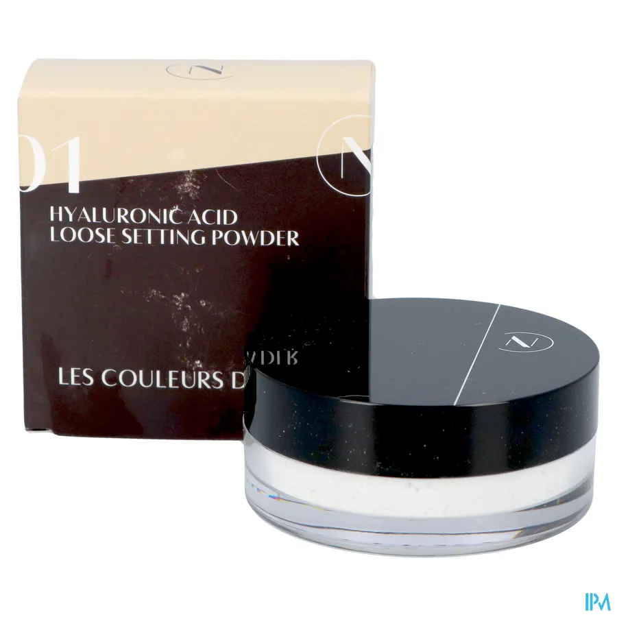 productshot van Les Couleurs de Noir Soft Touch Setting Powder 01 Transparant 1 stuk