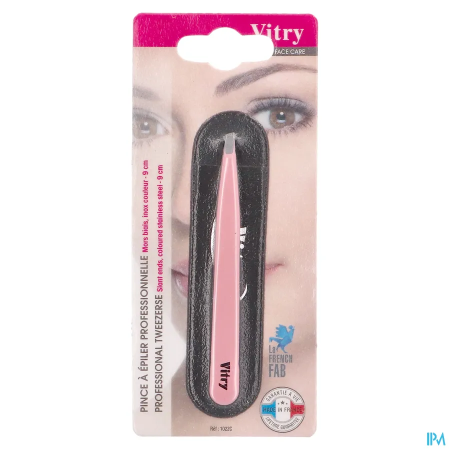 packshot van Vitry Classic Epileerpincet Schuin Inox 1 stuk