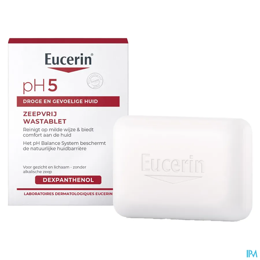 productshot van Eucerin PH5 wastablet z/ zeep 100g