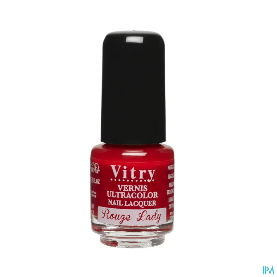 packshot van Vitry Nagellak 87 Rouge Lady 4 ml