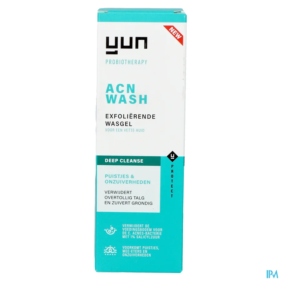 packshot van Yun Acn Deep Exfoliating Gezichtswasgel 150 ml