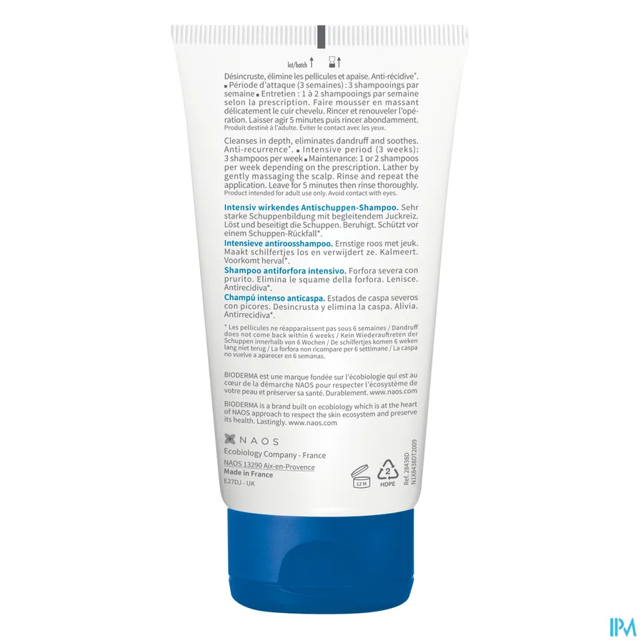 productshot van Bioderma Nodé Ds+ Shampoo 125ml