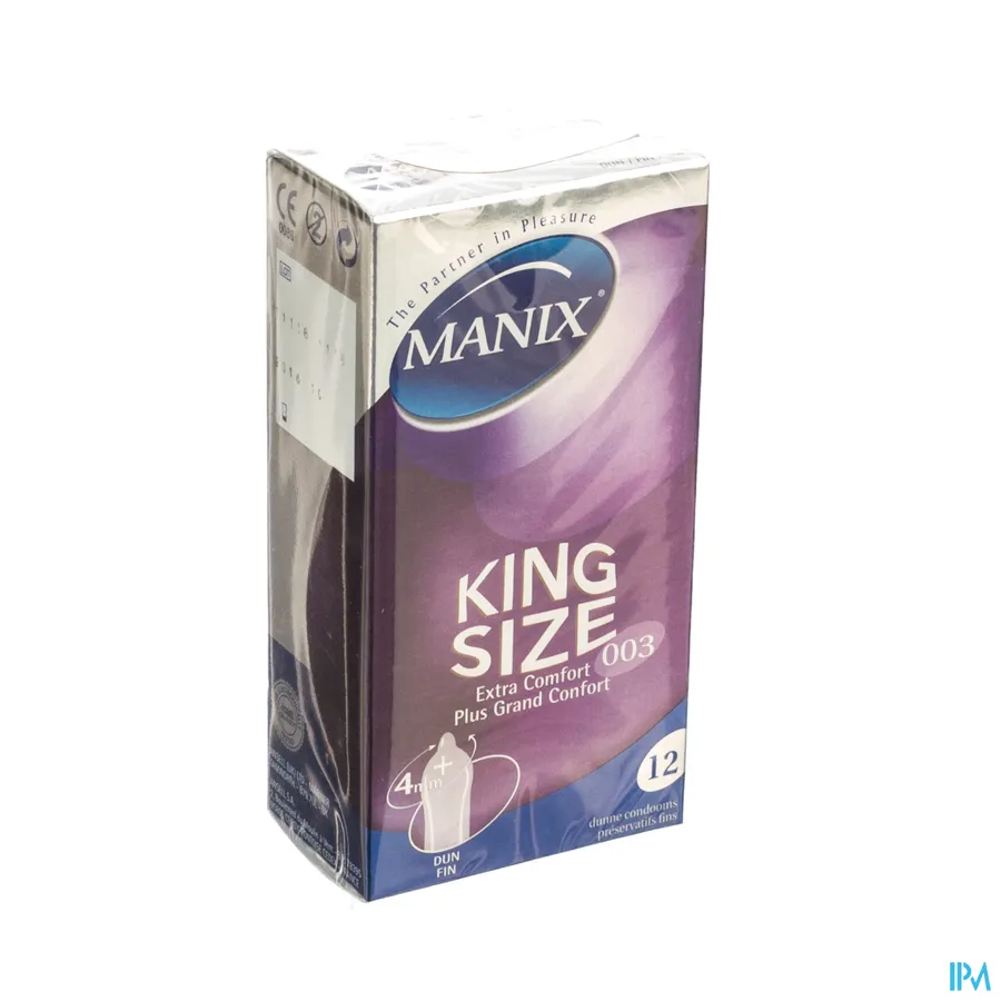 packshot van Manix King Size 12 stuks