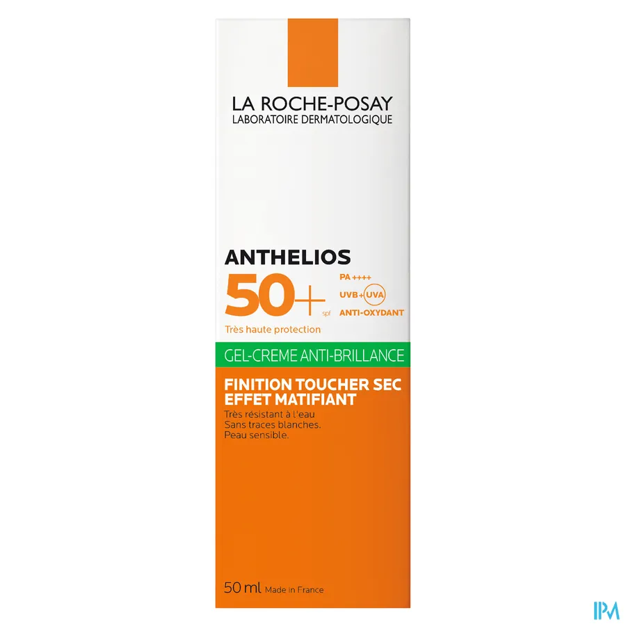 packshot van La Roche-Posay Anthelios XL Gel-Crème Dry Touch zonder Parfum SPF50+ 50 ml