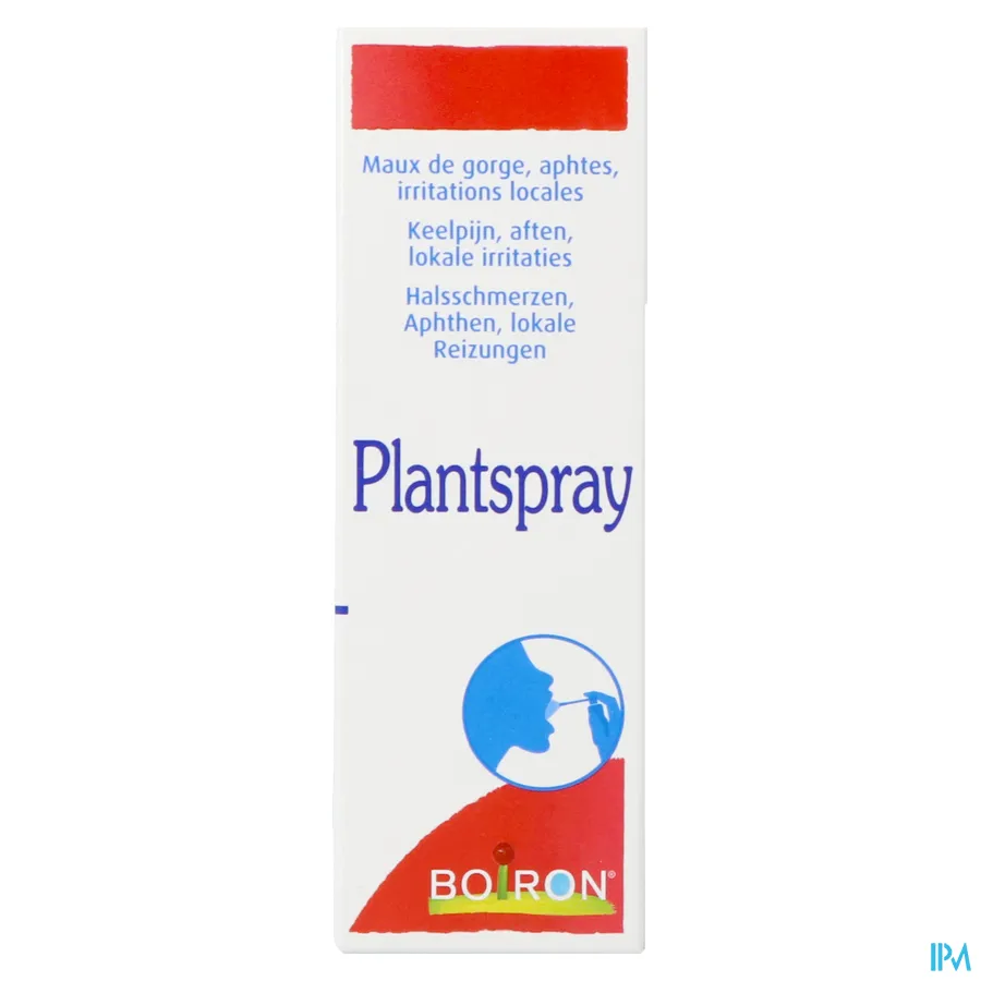 packshot van Plantspray voor Keelpijn, Aften en Lokale Irritaties 20 ml