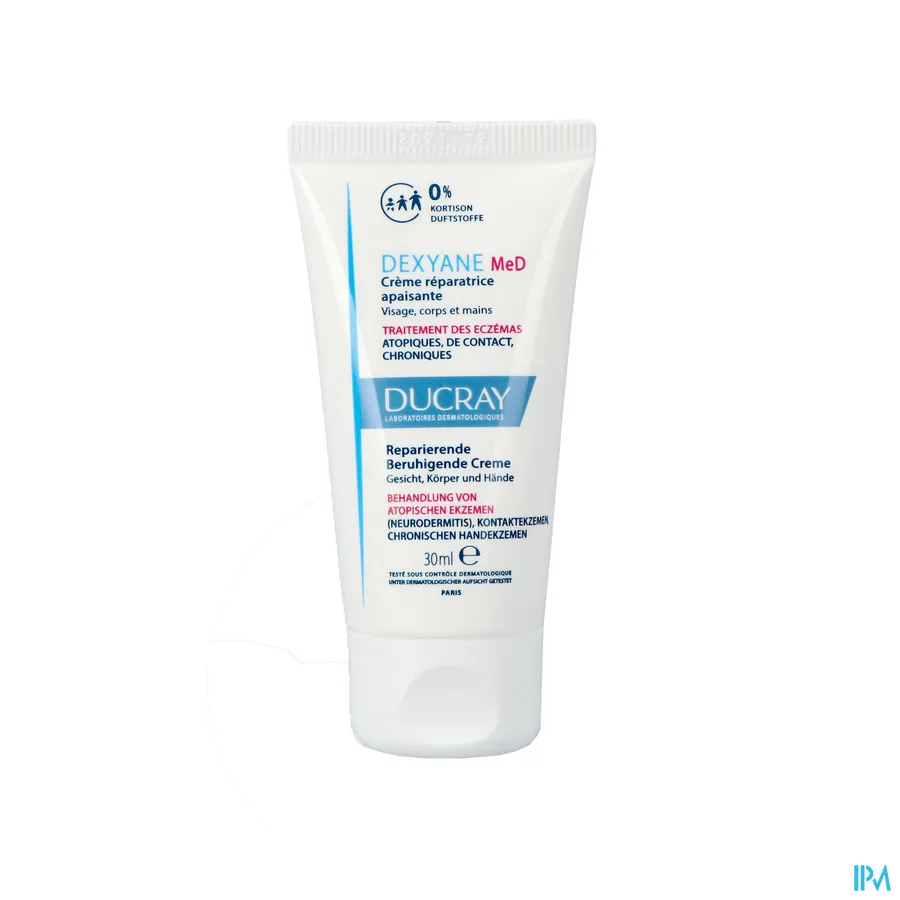 productshot van Ducray Dexyane MeD Herstellende Verzachtende Crème 30 ml