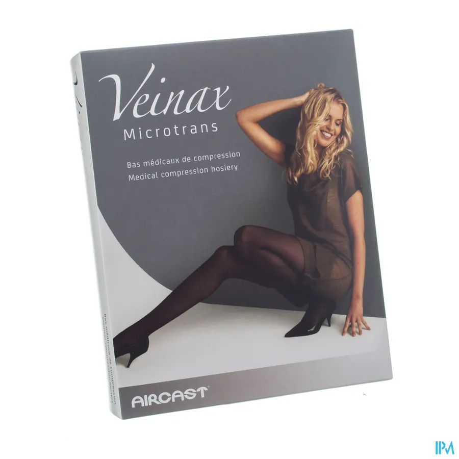 packshot van Veinax Therapeutisch Elastische Kousen 15-20 mmHg Vrouw Kniekous Microfibre Beige Maat 3L 1 Paar