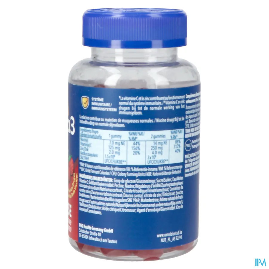 packshot van Omnibionta 3 Defense Gummies 60