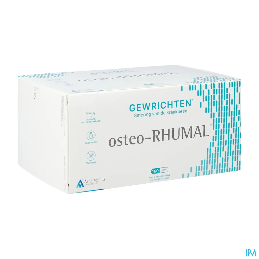 packshot van Osteo-Rhumal 160 capsules