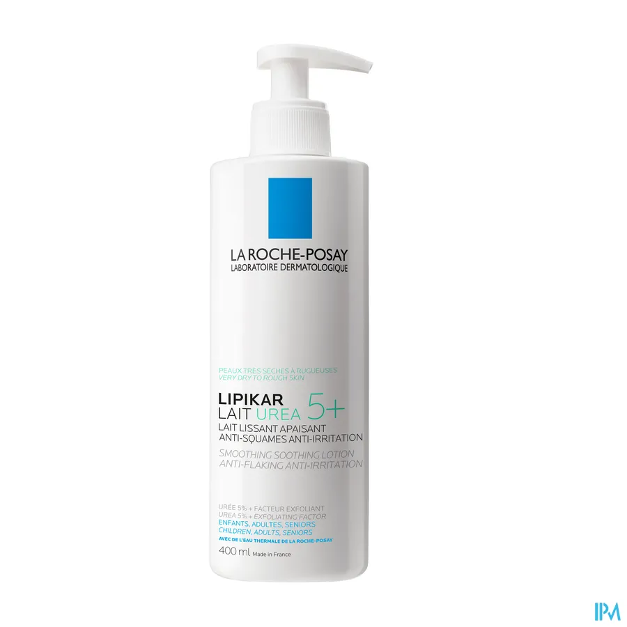 packshot van La Roche-Posay Lipikar Urea 5+ Lichaamsmelk 400 ml