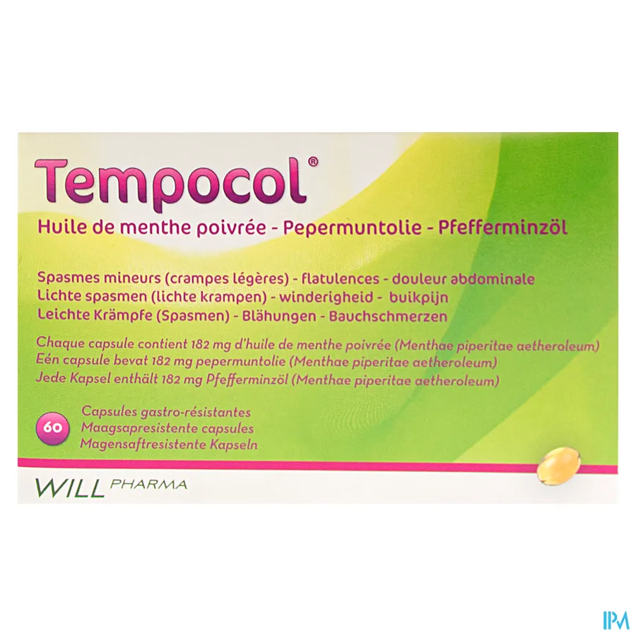packshot van Tempocol 60 capsules