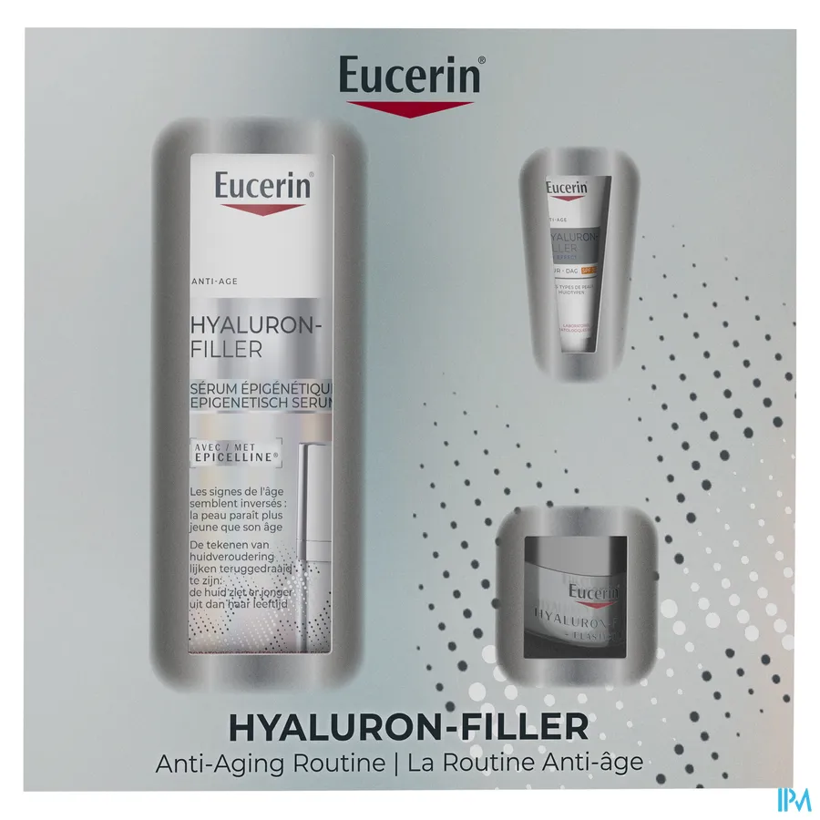 packshot van Eucerin Hyaluron-filler Epigenet. Serum Set 2025