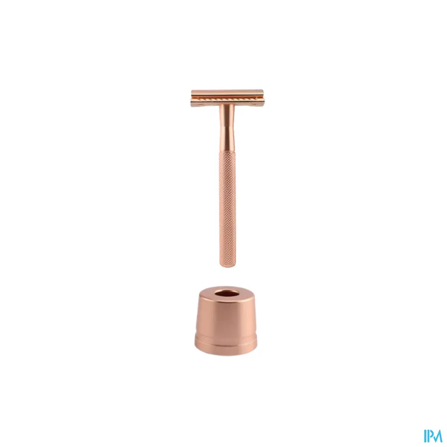 packshot van WONDR Safety Razor Scheermes Rosé Goud