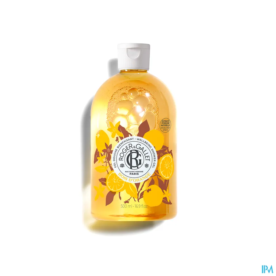 packshot van Roger & gallet Bois Orange Douchegel 500 ml