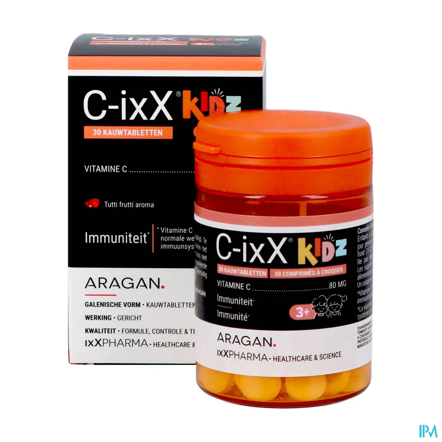 productshot van C-ixX Kidz met Vitamine C 30 Kauwtabletten
