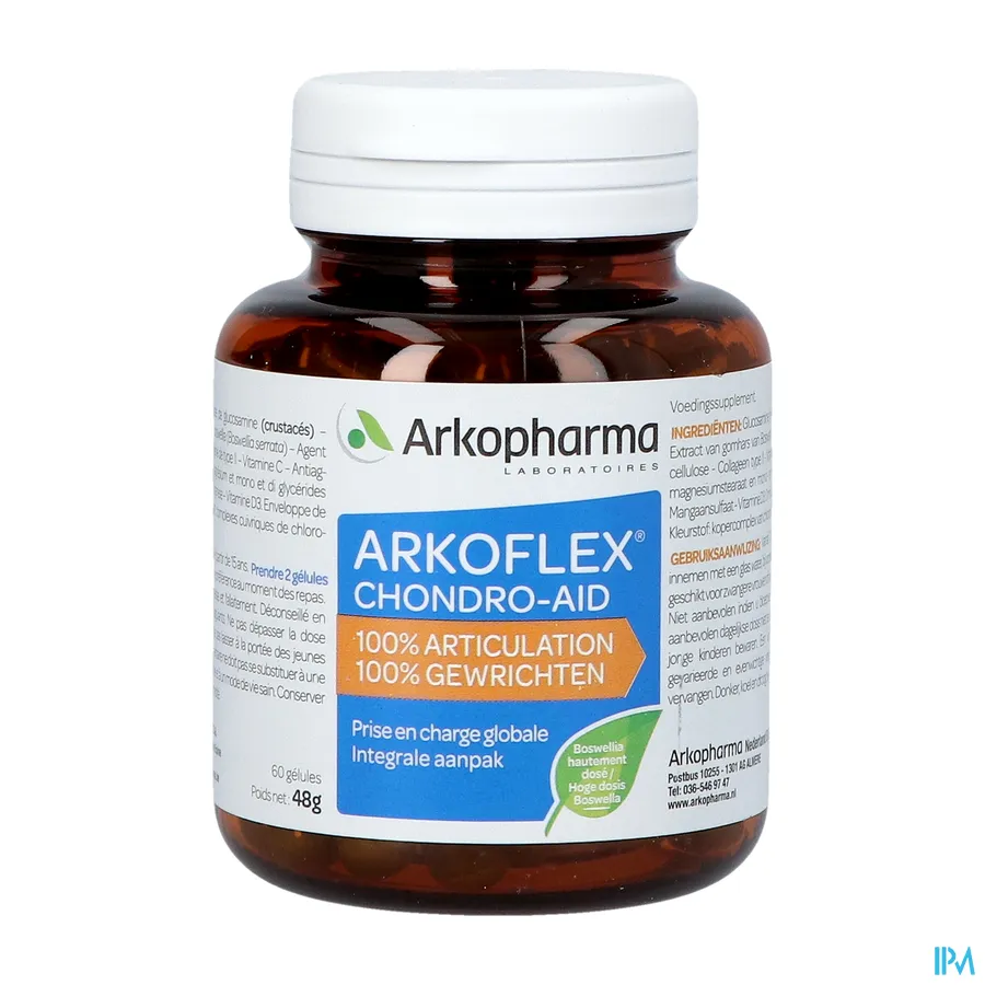 productshot van Arkoflex Chondro-aid 100% Gewrichten 60 tabletten