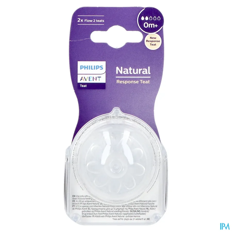 packshot van Philips Avent Natural 3.0 Zuigspeen 0m+ T2 1