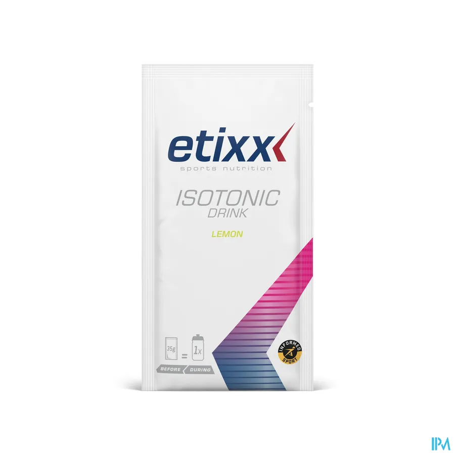 productshot van Etixx Isotonic Lemon Pdr 8x35g