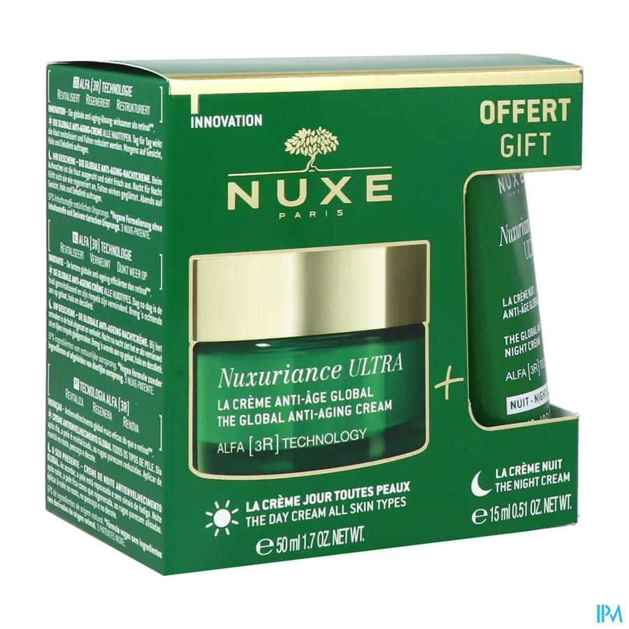 packshot van Nuxe Nuxuriance Ultra 3r Kit Creme Dag/Nacht 2 Producten