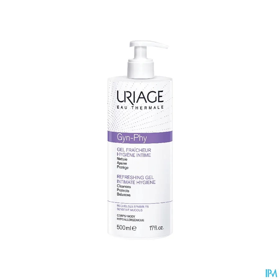 packshot van Uriage Gyn-Phy Intieme Hygiëne Reinigingsgel 500 ml