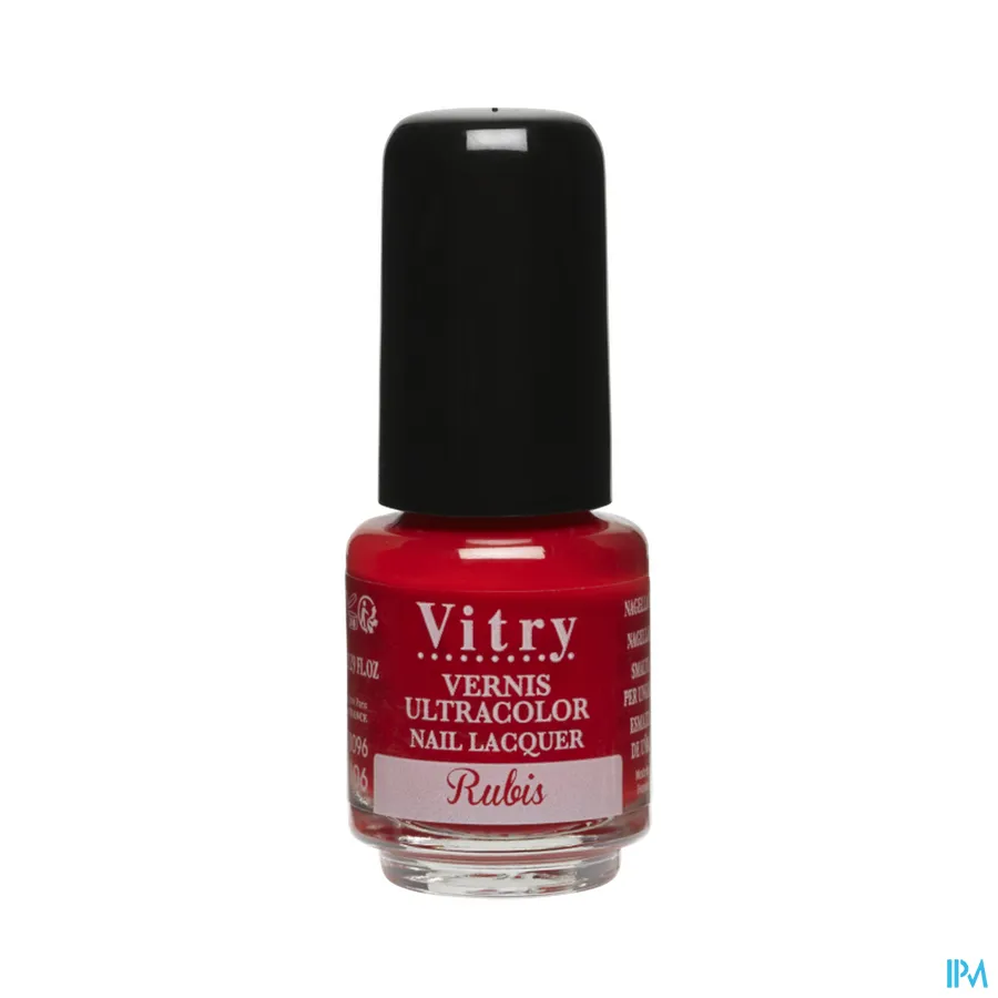 packshot van Vitry Nagellak 106 Rubis 4 ml