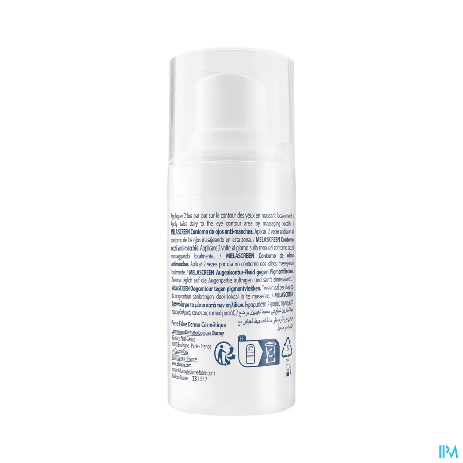 productshot van Ducray Melascreen Oogcontour Anti-Pigmentvlekken 15 ml