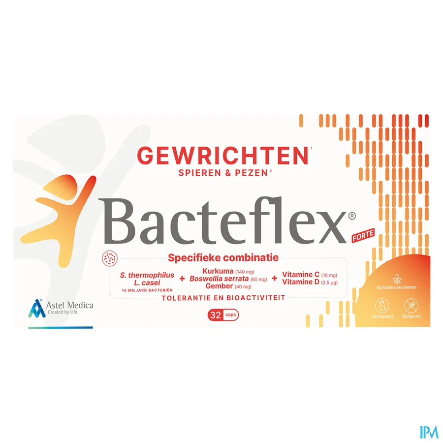 packshot van Bacteflex Forte Caps 32
