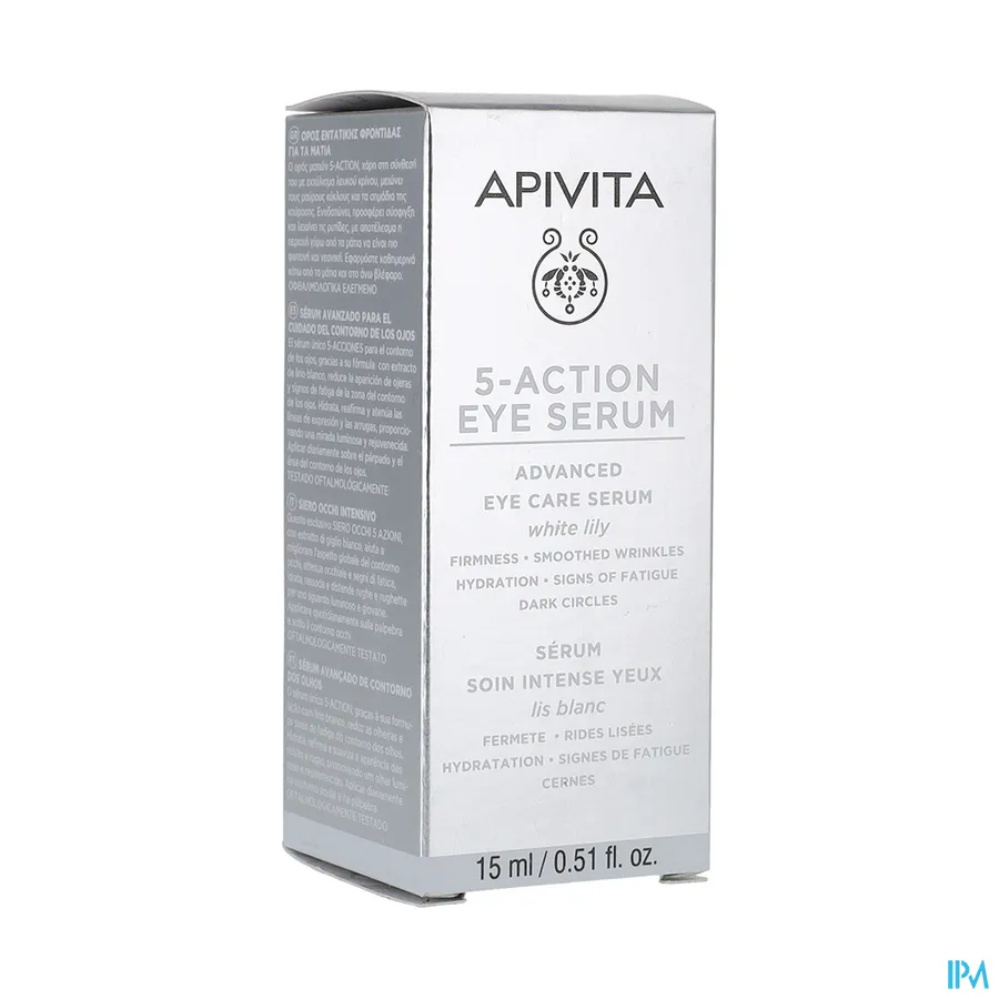 packshot van Apivita 5 Action Oogserum 15 ml