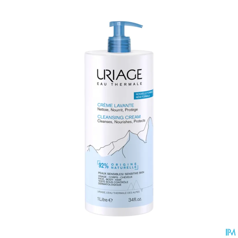 productshot van Uriage Wascrème 1000 ml