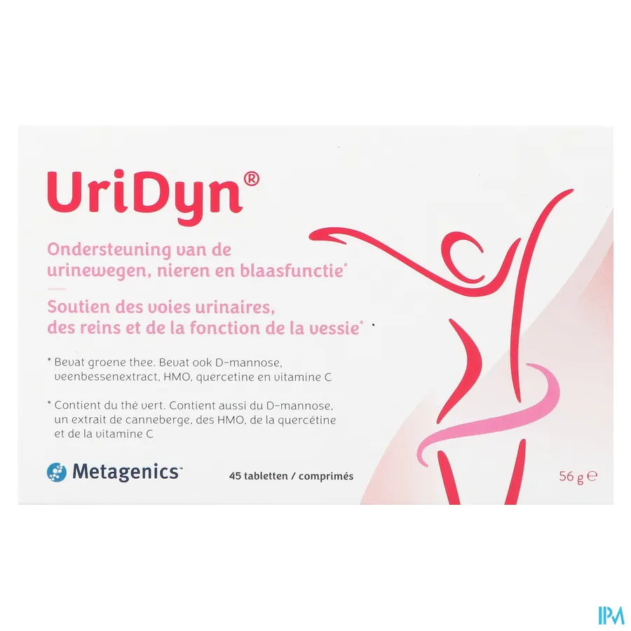 packshot van UriDyn 45 tabletten