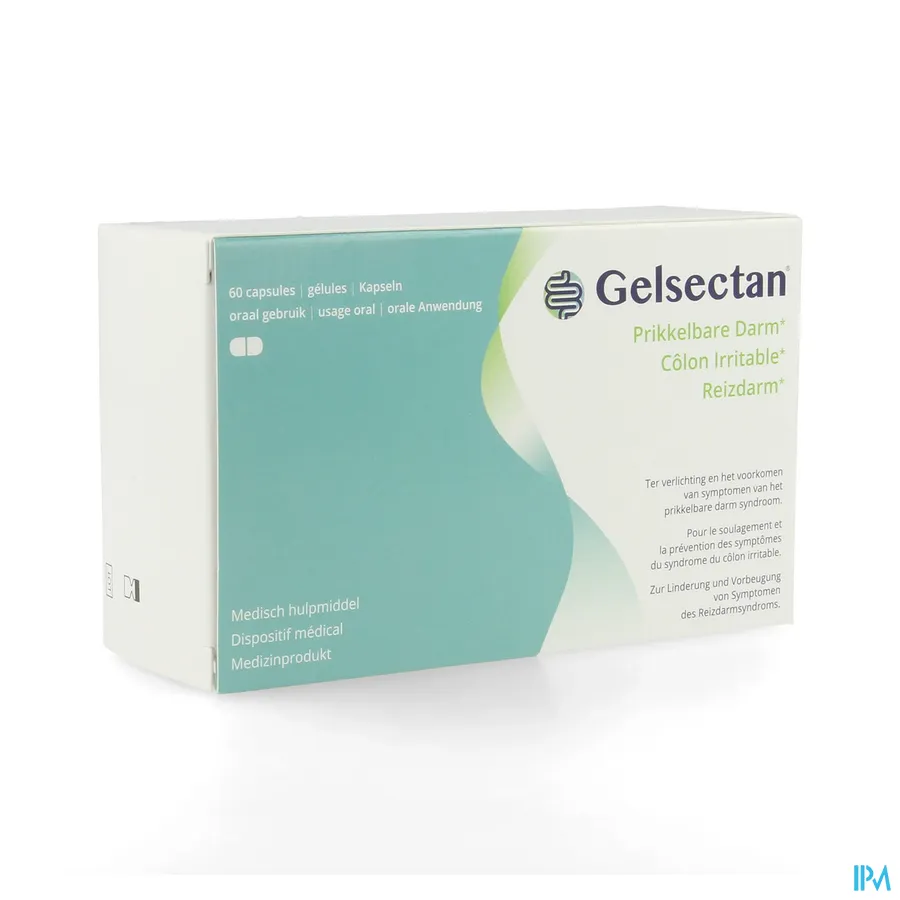 packshot van Gelsectan 60 capsules