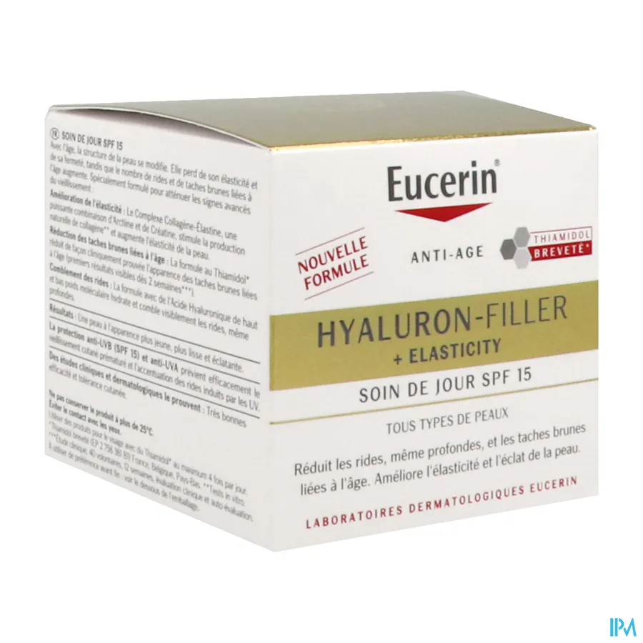 packshot van Eucerin Elasticity + Filler Dagcrème SPF 15 50 ml