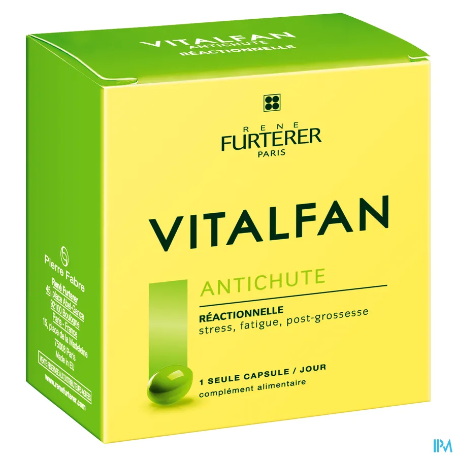 packshot van René Furterer Vitalfan Occasionele Haaruitval  90 Capsulen