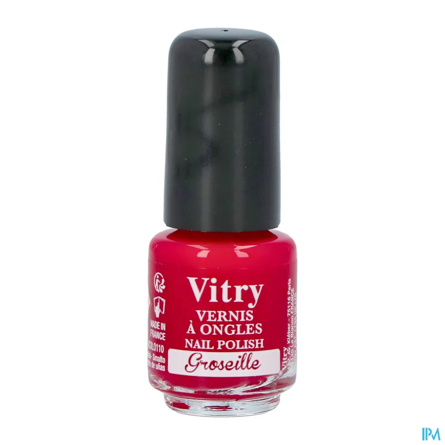 packshot van Vitry Nagellak 110 Groseille 4 ml