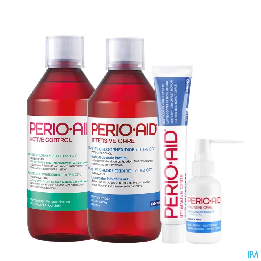 productshot van Perio Aid Intensive Care Tandpasta met 0,12% Chloorhexidine 75 ml