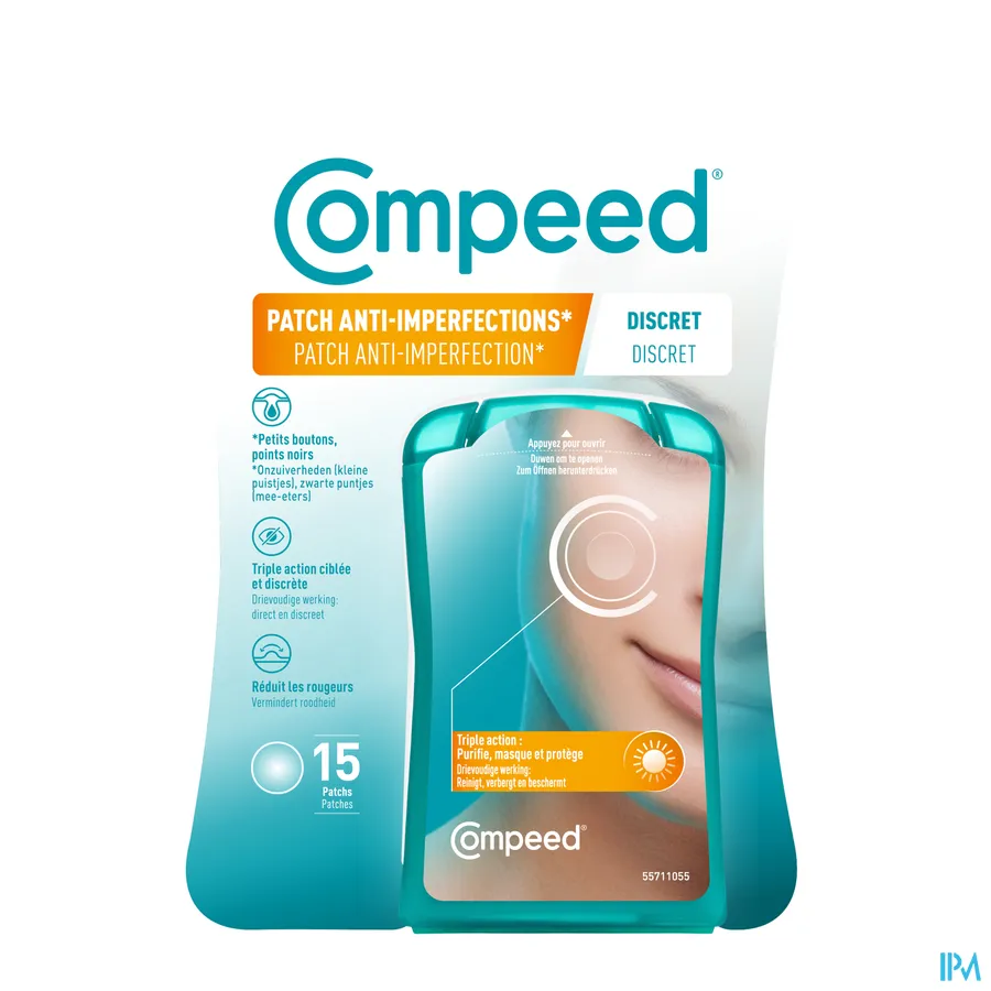packshot van Compeed Anti-Imperfections Discreet Patches 15 stuks