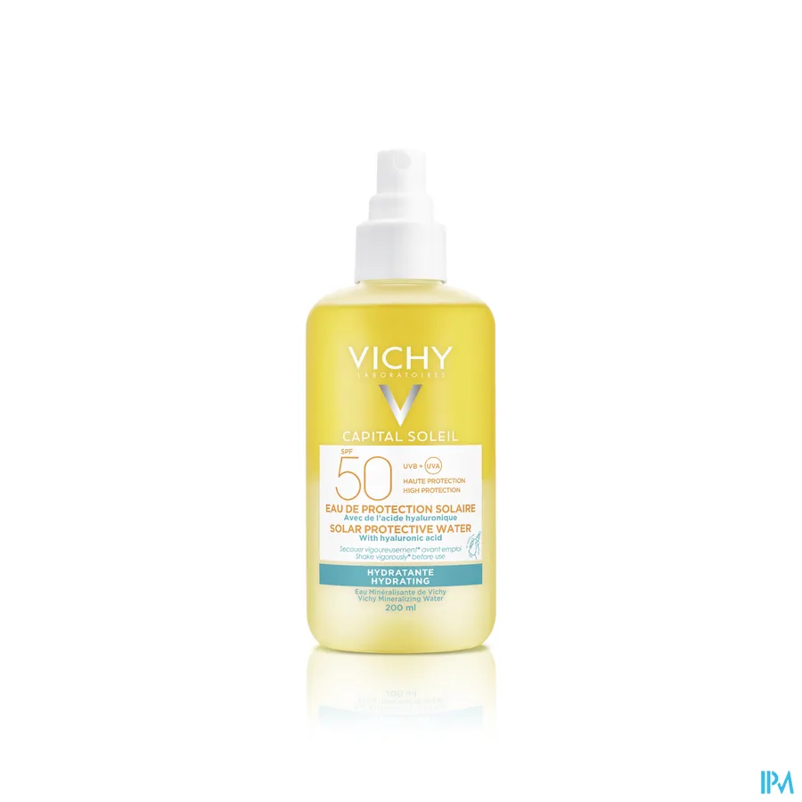 packshot van Vichy Capital Soleil Zonbeschermend Water Hydraterend SPF50 200 ml