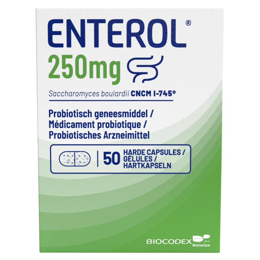 packshot van Enterol 50 Capsules