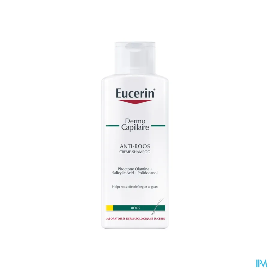 packshot van Eucerin Dermocapillaire Anti-Roos Crème-Shampoo 250 ml