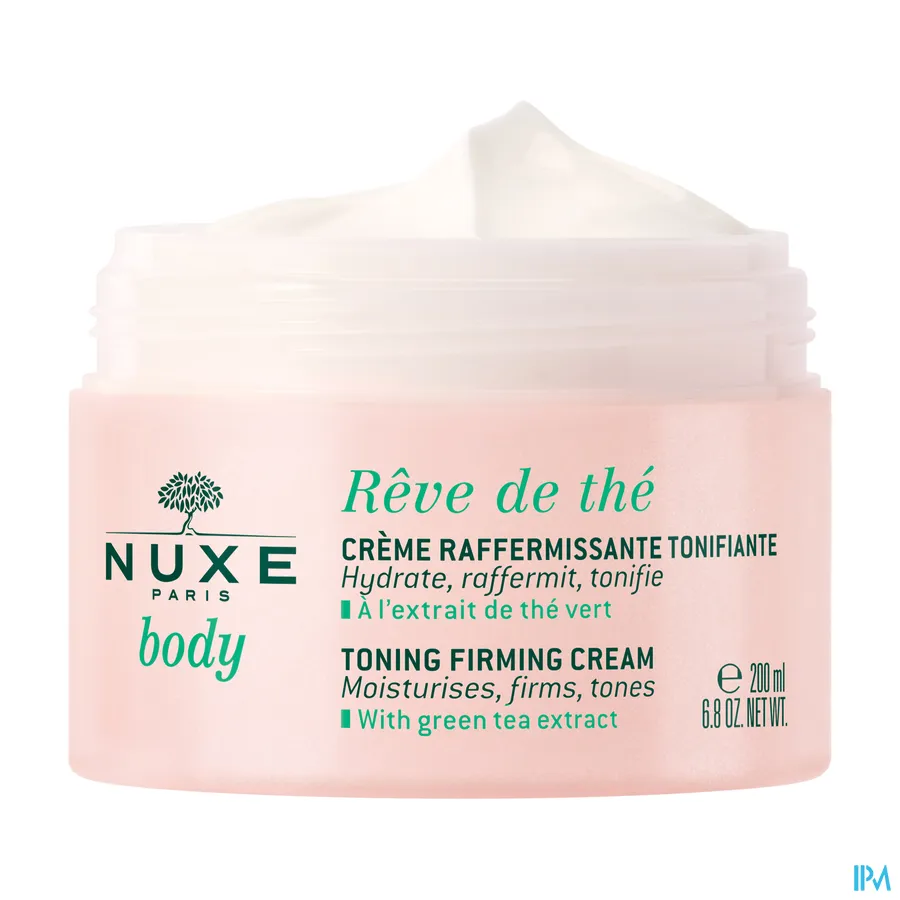 productshot van Nuxe Body Rêve de Thé Tonifiërende Verstevigende Crème 200 ml