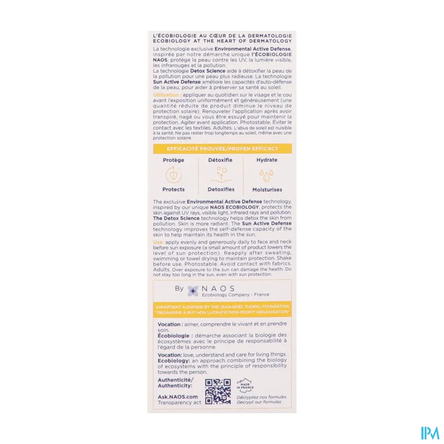 packshot van Bioderma Photoderm XDefense Ultra-Fluid SPF 50+ 40 ml Shade 01