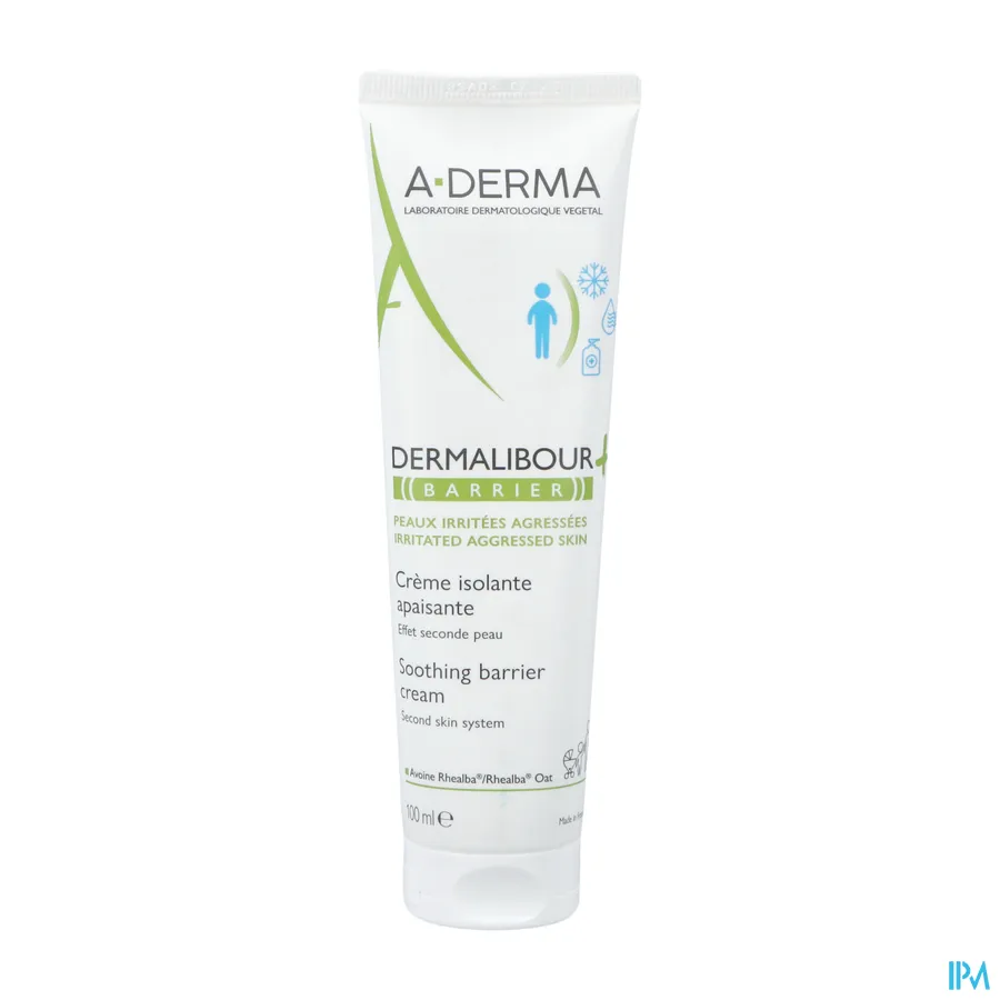 packshot van A-Derma Dermalibour+ Barrier Isolerende Crème 100 ml