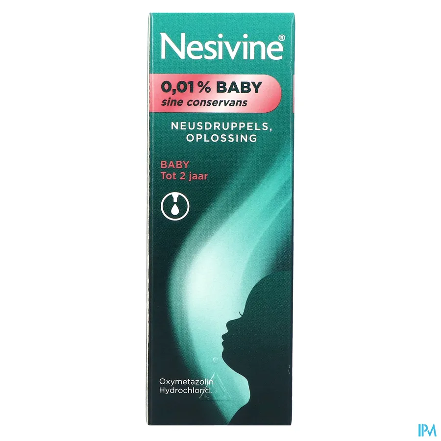 packshot van Nesivine Baby 0,01% Sine Conservans Druppels 5 ml