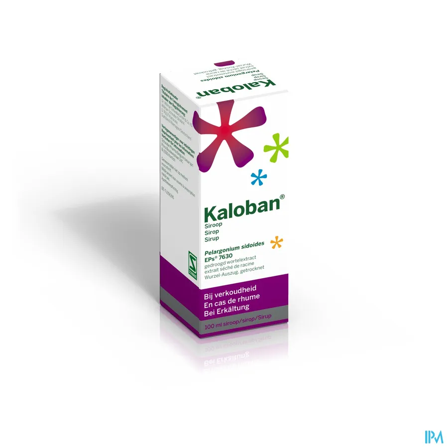 packshot van Kaloban bij Verkoudheid Siroop 100 ml