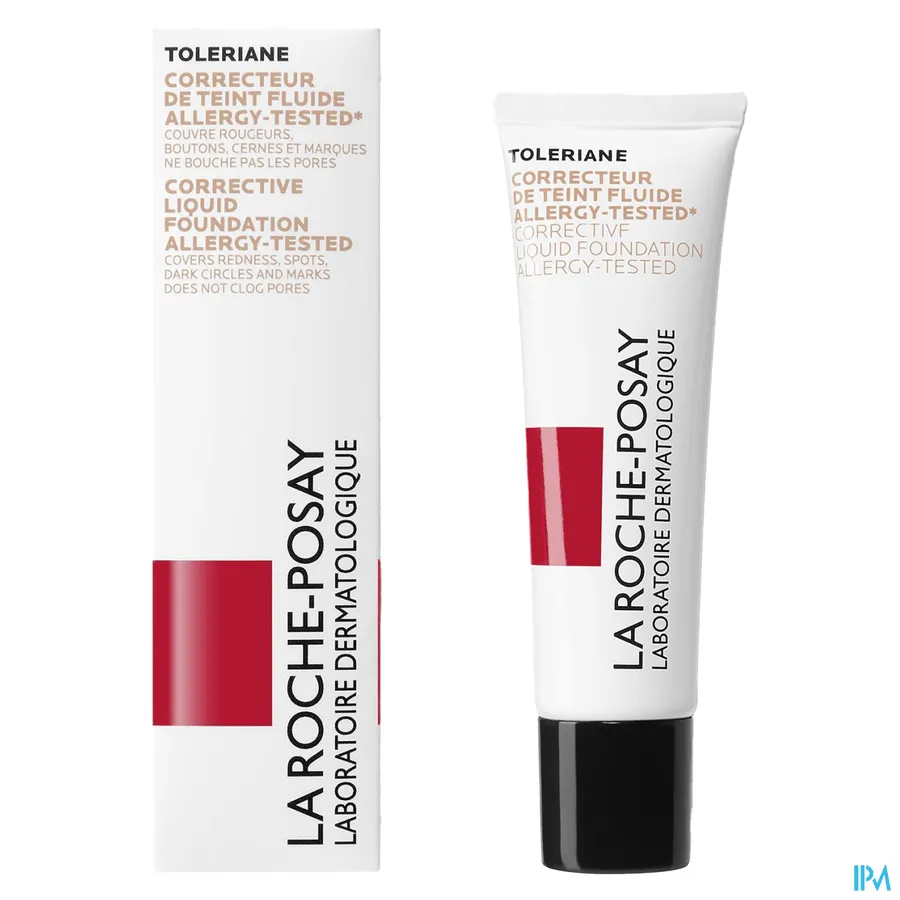 packshot van La Roche Posay Toleriane Fdt Correct.fluide 16 Hale 30 ml